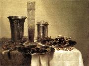 HEDA, Willem Claesz. Breakfast Still-Life sg oil painting